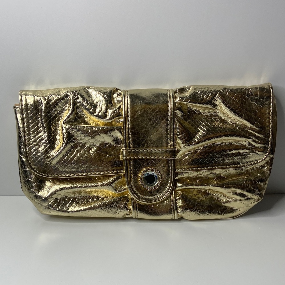 Avon Shimmering Gold Clutch